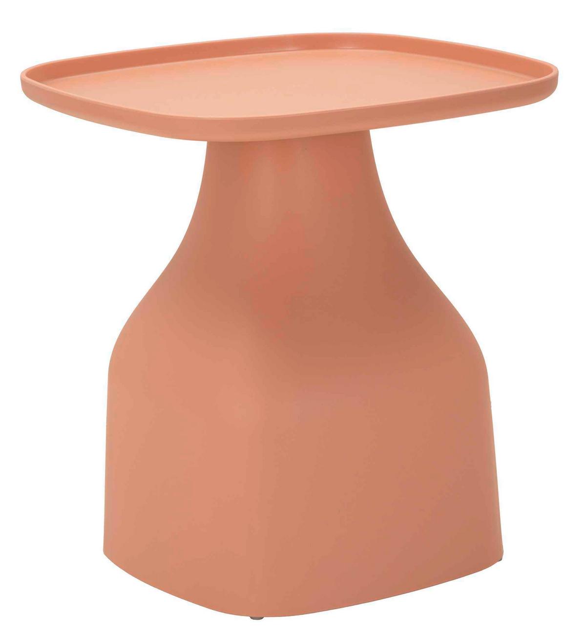 Couchtisch Gea Table Rosa B: 48 Cm - Rosa, Basics, Kunststoff (48/50/48cm)