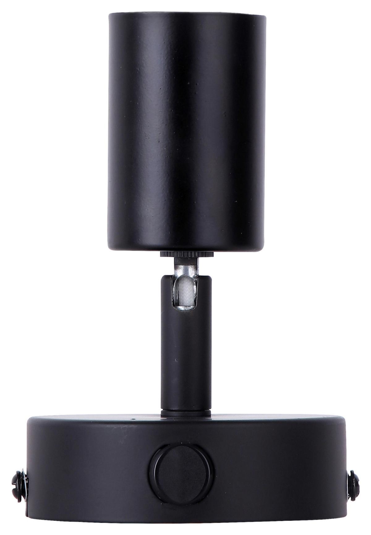 Bodové svietidlo MOLLY, 1 xE27 max. 24W, 230V - čierna, Konventionell, kov (8/8/12,5cm) - Modern Living