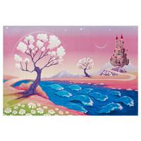 Kinderteppich Wunderland - Rosa, Trend, Textil (100/160cm)