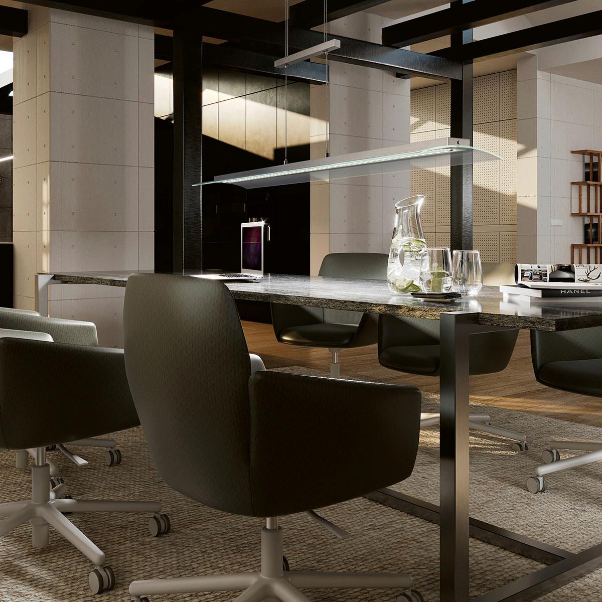 LED-Hängeleuchte 60861 Nana - Chromfarben/Nickelfarben, Design, Glas/Metall (22/125cm) - Fischer & Honsel