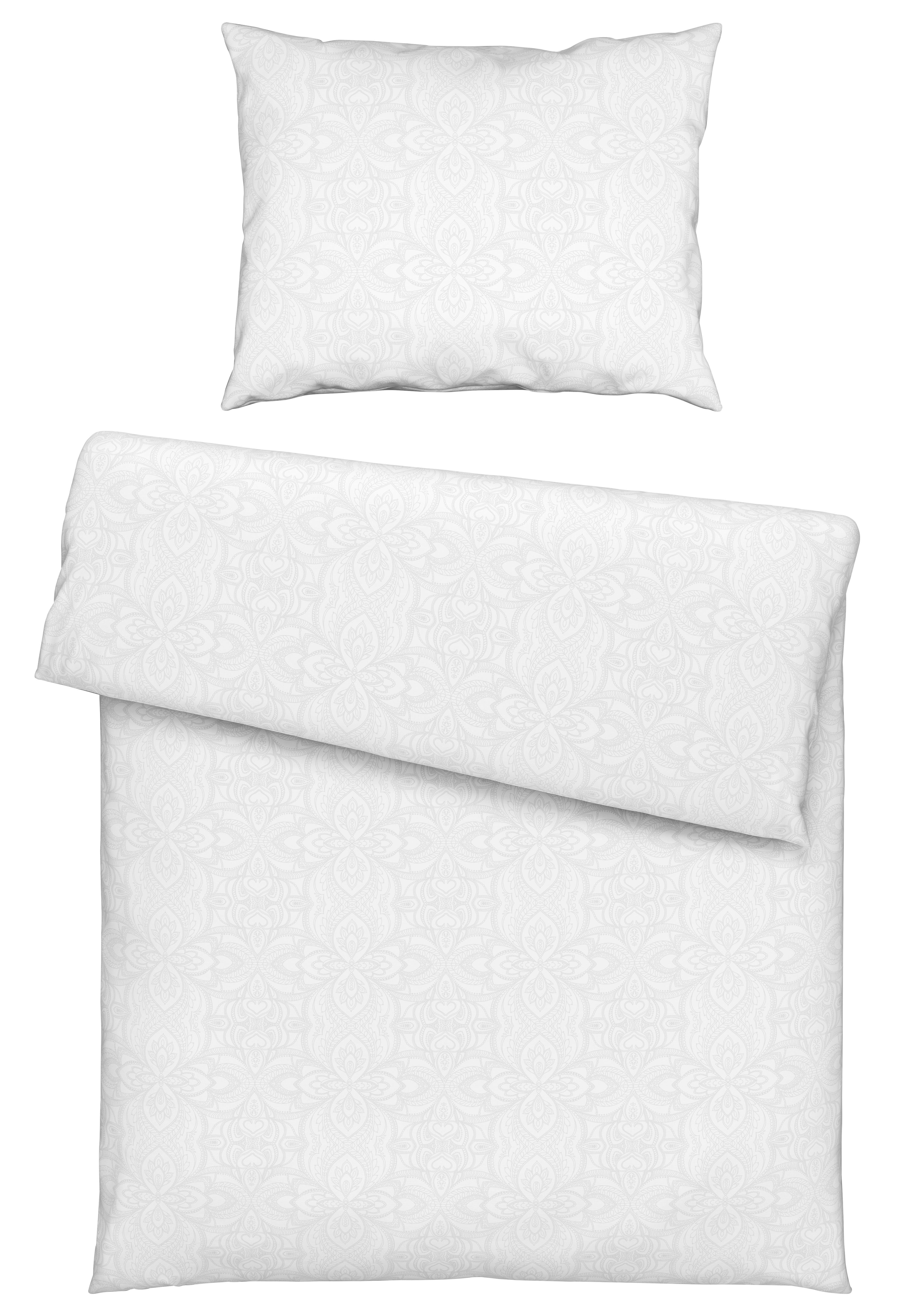 Povlečení New maya, 70/90 140/200cm - bílá, Romantický / Rustikální, textil (140/200cm) - Mömax