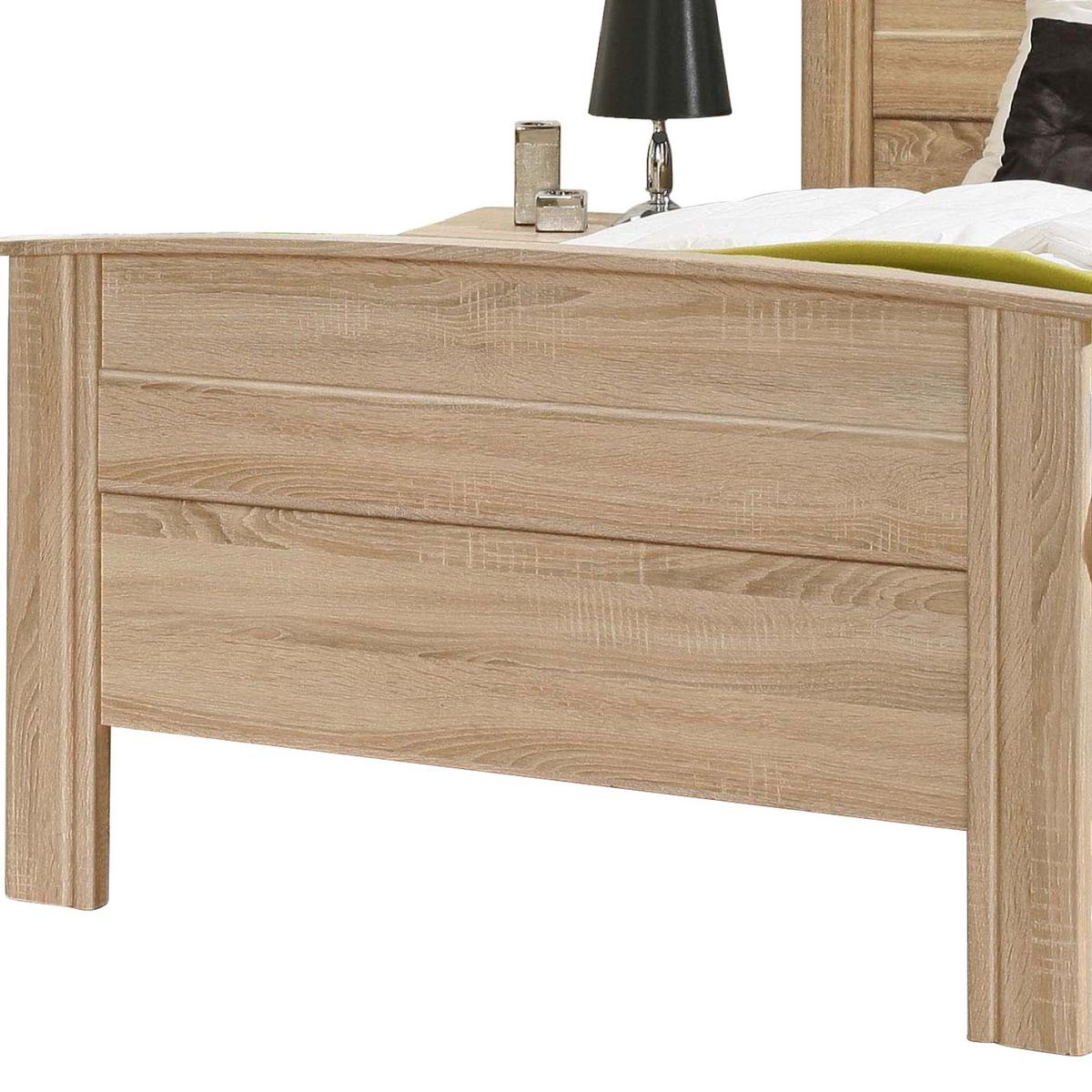 Jugendbett 100x200 Gloria, Eiche Dekor - Eichefarben, KONVENTIONELL, Holzwerkstoff (100/200cm) - MID.YOU