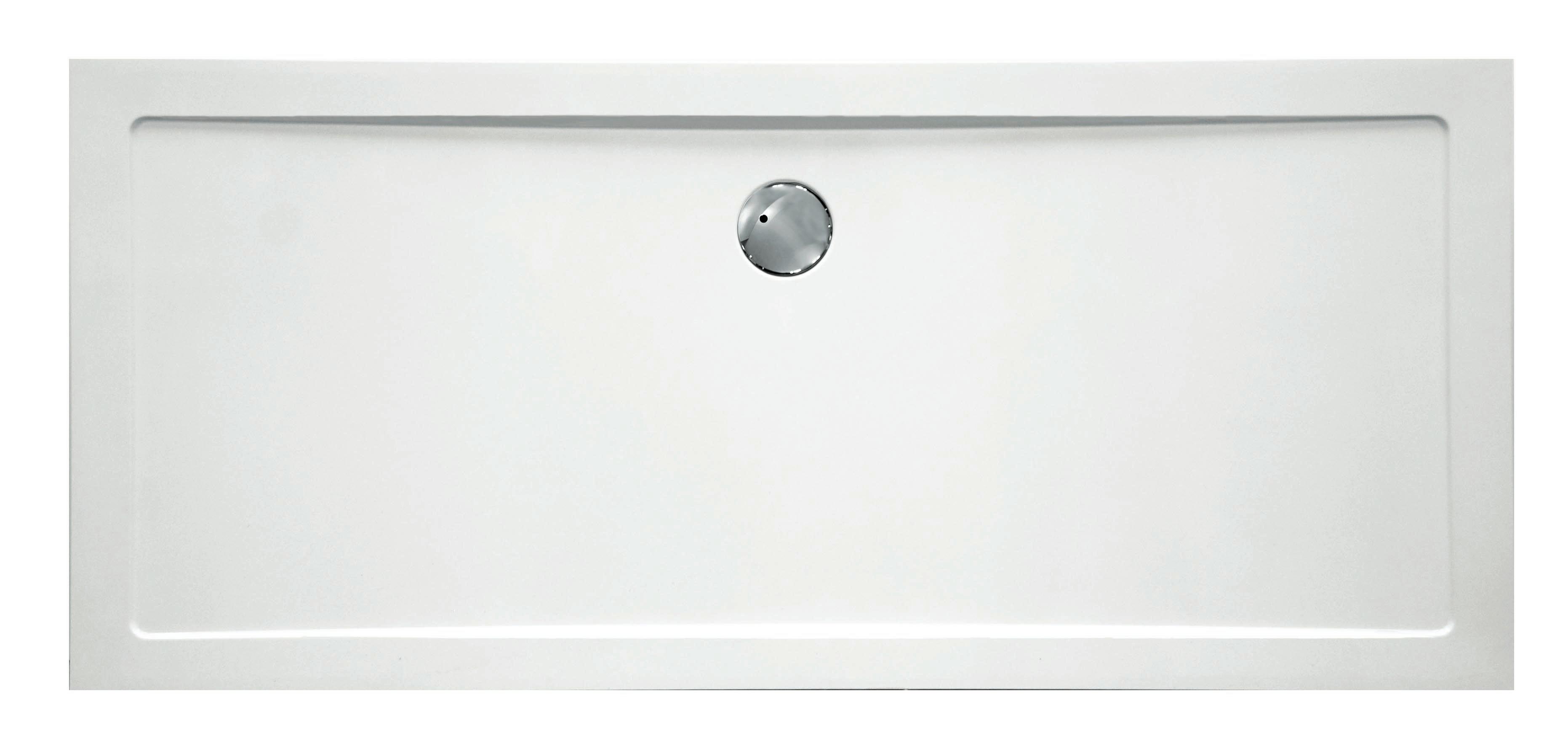 Duschtasse Smc Brausetasse - Weiß, KONVENTIONELL, Kunststoff (90/3,5/180cm) - Sanotechnik