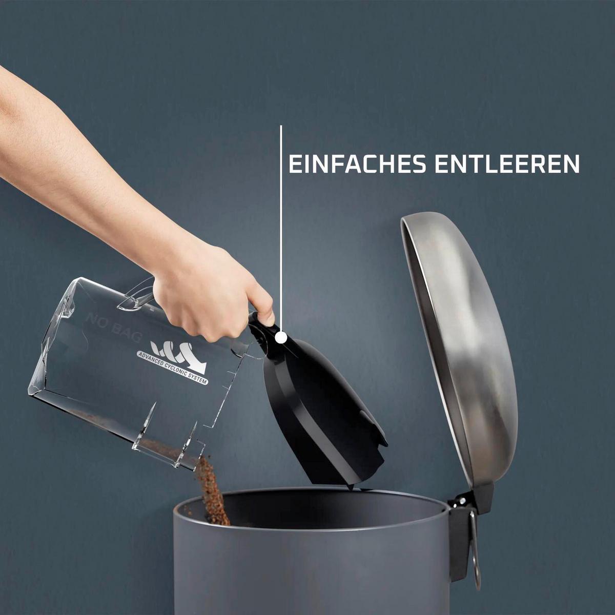 Bodenstaubsauger 750w, 1,5 Liter - Schwarz, Basics, Kunststoff (40,9/27,6/29cm) - Rowenta