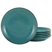 Desserttellerset 22042 Nature Collection - Türkis, Trend, Keramik (21cm) - Creatable