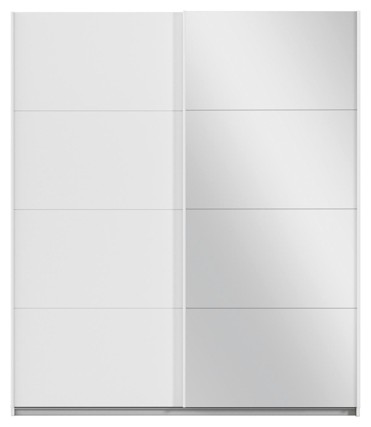 Schwebetürenschrank Scala Weiß B: 181 Cm - Weiß, MODERN, Holzwerkstoff (181/210/57cm) - Rauch Möbel