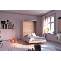 Schrankbett Mit Lattenrost 140x200 Cm Juist Eiche Dekor - Eichefarben, KONVENTIONELL, Holz/Holzwerkstoff (140/200cm) - MID.YOU