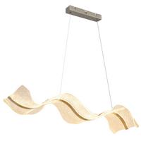 LED-Hängeleuchte 68294h - Klar, Design, Kunststoff/Metall (101/29,4/120cm) - Globo