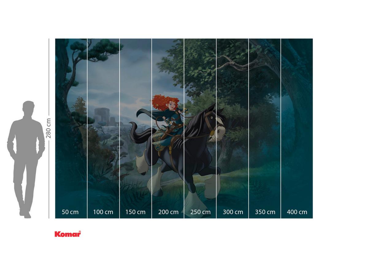 Fototapete Merida Riding - Multicolor, Trend (400/280cm)