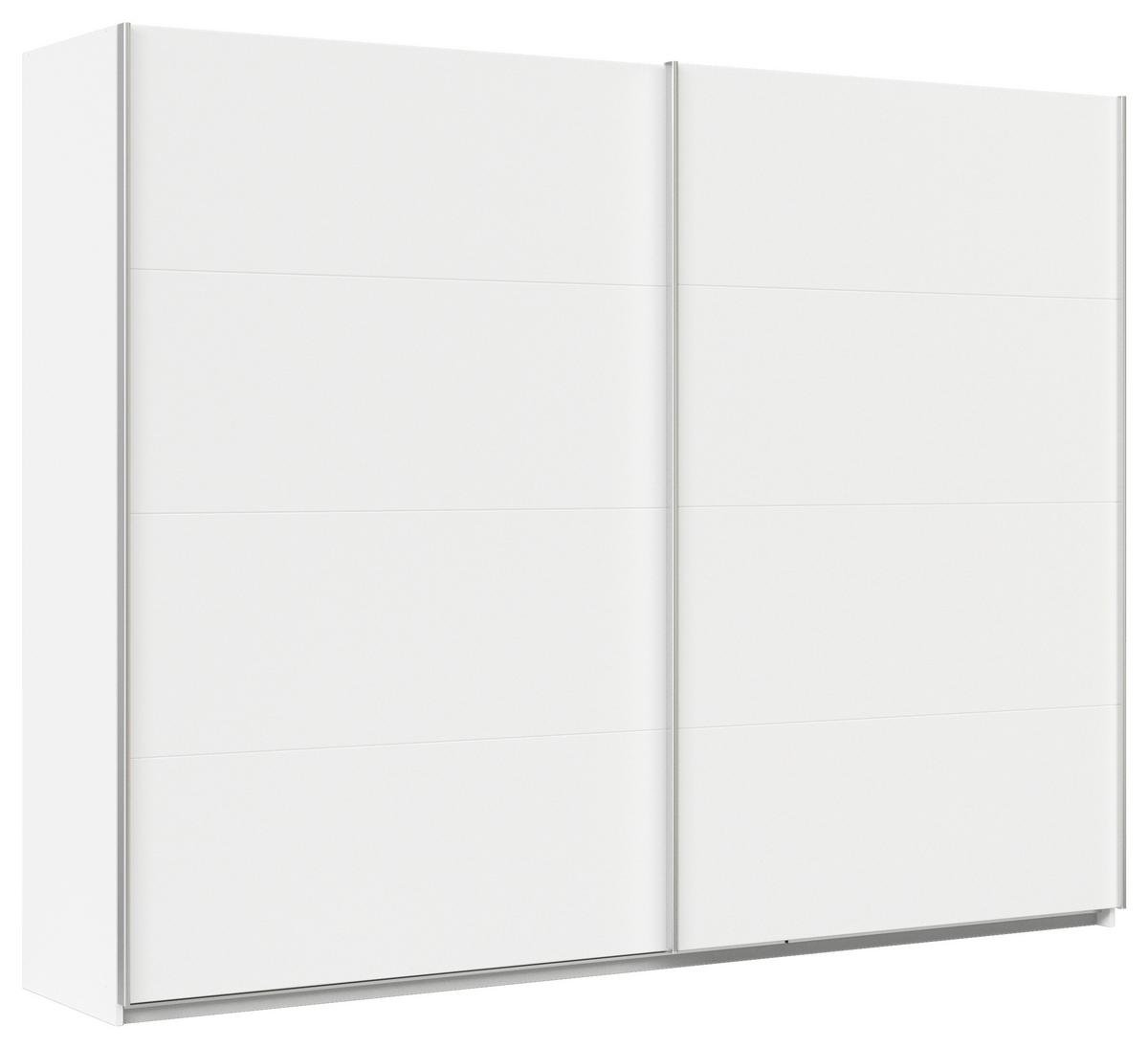 Schwebetürenschrank B. 271cm Feldkirch Alpinweiß - Weiß, MODERN, Holzwerkstoff (271/210/62cm)