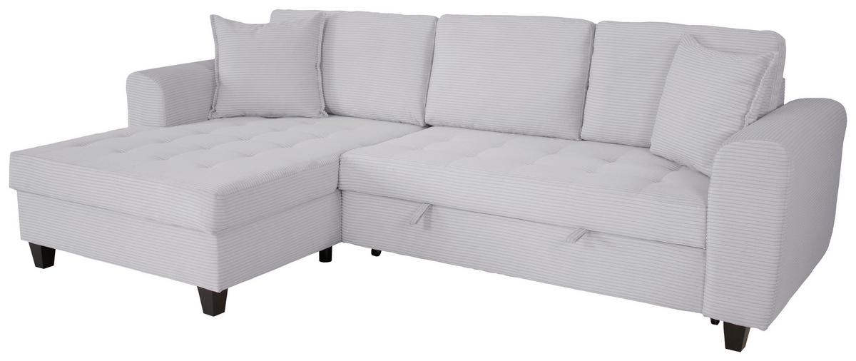 Ecksofa Moritz Beigebraun S: ca. 155x265 cm - Taupe, Trend, Textil (155/265cm)