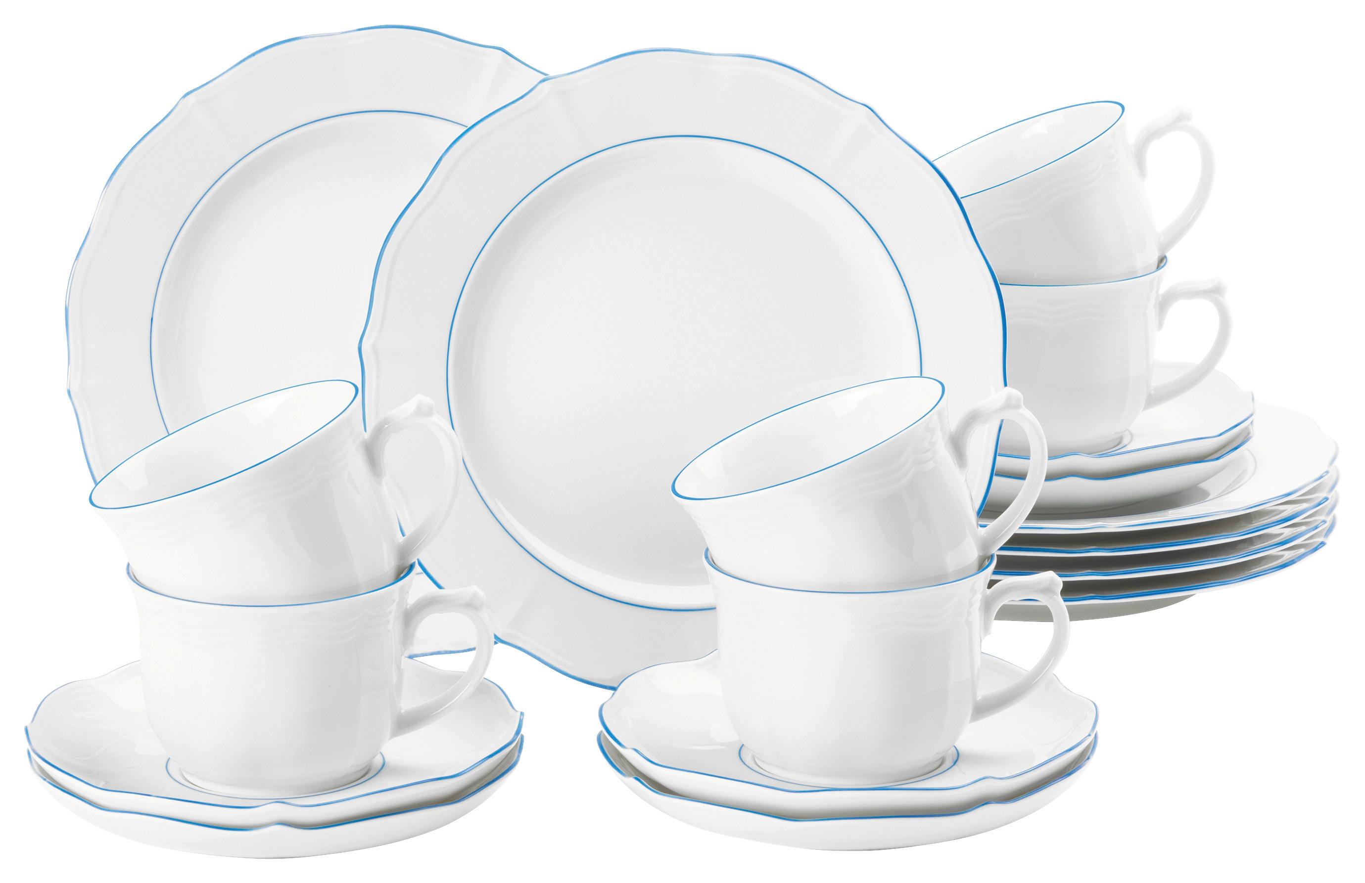 KAFFEESERVICE BLUE LINES - Weiß, Basics, Keramik (4,227kg) - Seltmann Weiden