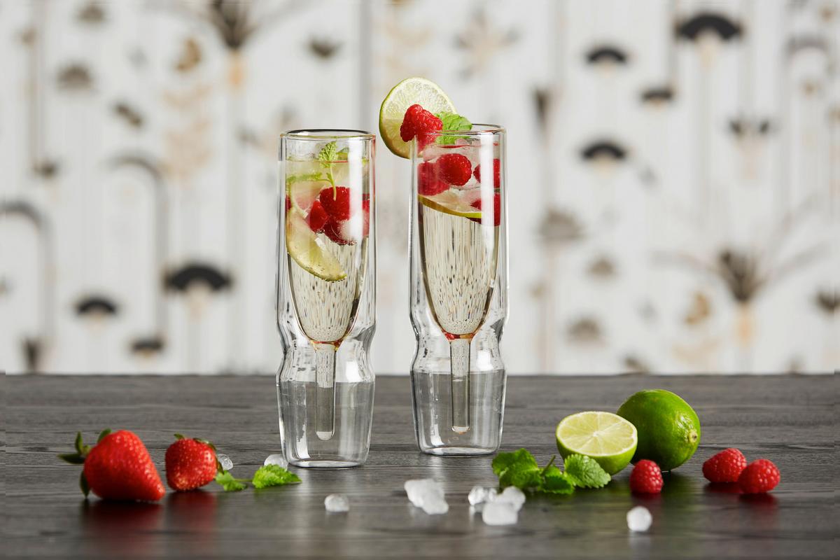 SKLENICE NA SEKT FUSION - čiré, Moderní, sklo - Premium Living