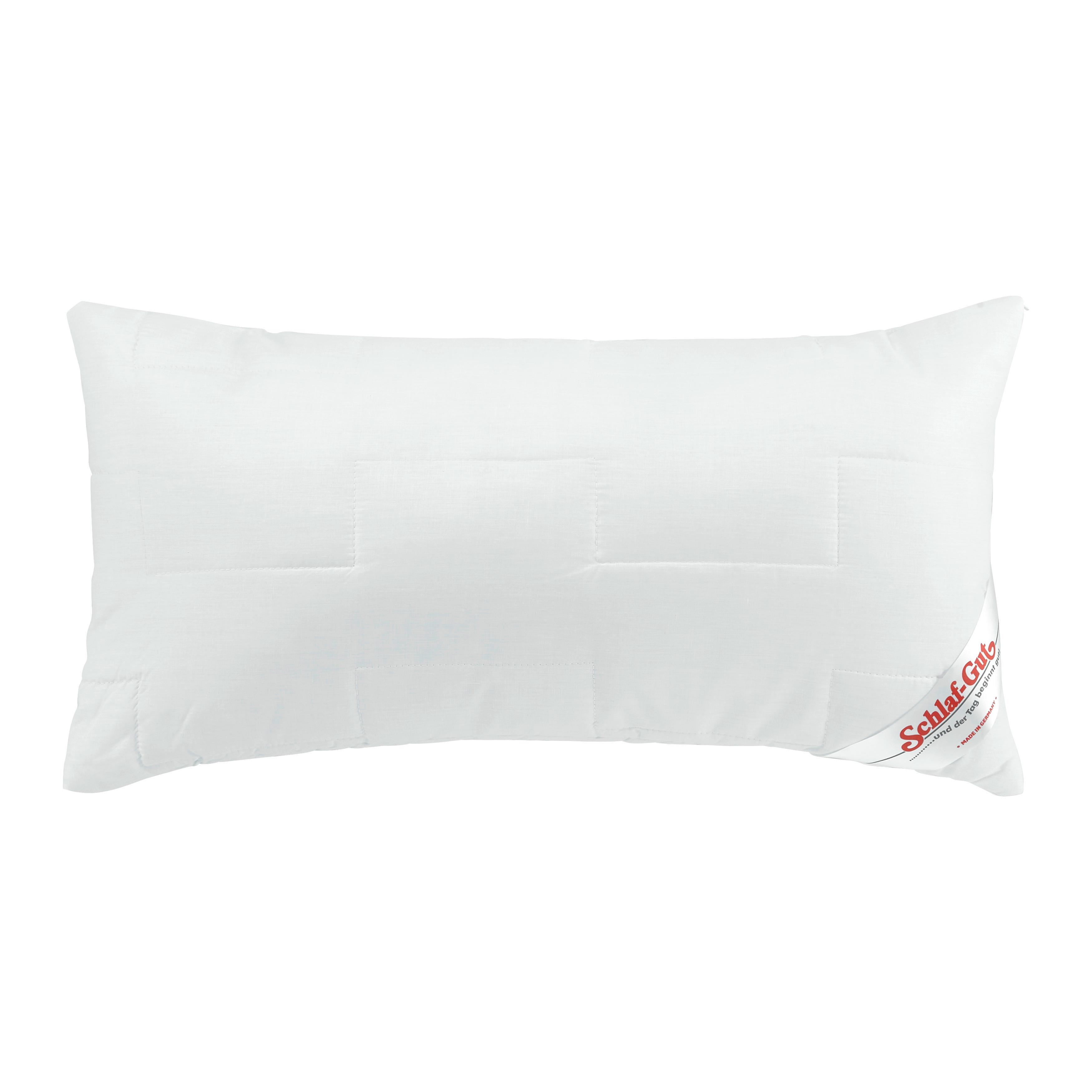 Polster f.a.n. Schlaf-Gut Utah 80x40 cm Füllung: Polyester - Weiß, KONVENTIONELL, Textil (80/40cm) - FAN