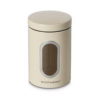 Vorratsdose Echtwerk Stilvolle Vorratsdose - Creme, MODERN, Metall (12/18/12cm) - Echtwerk