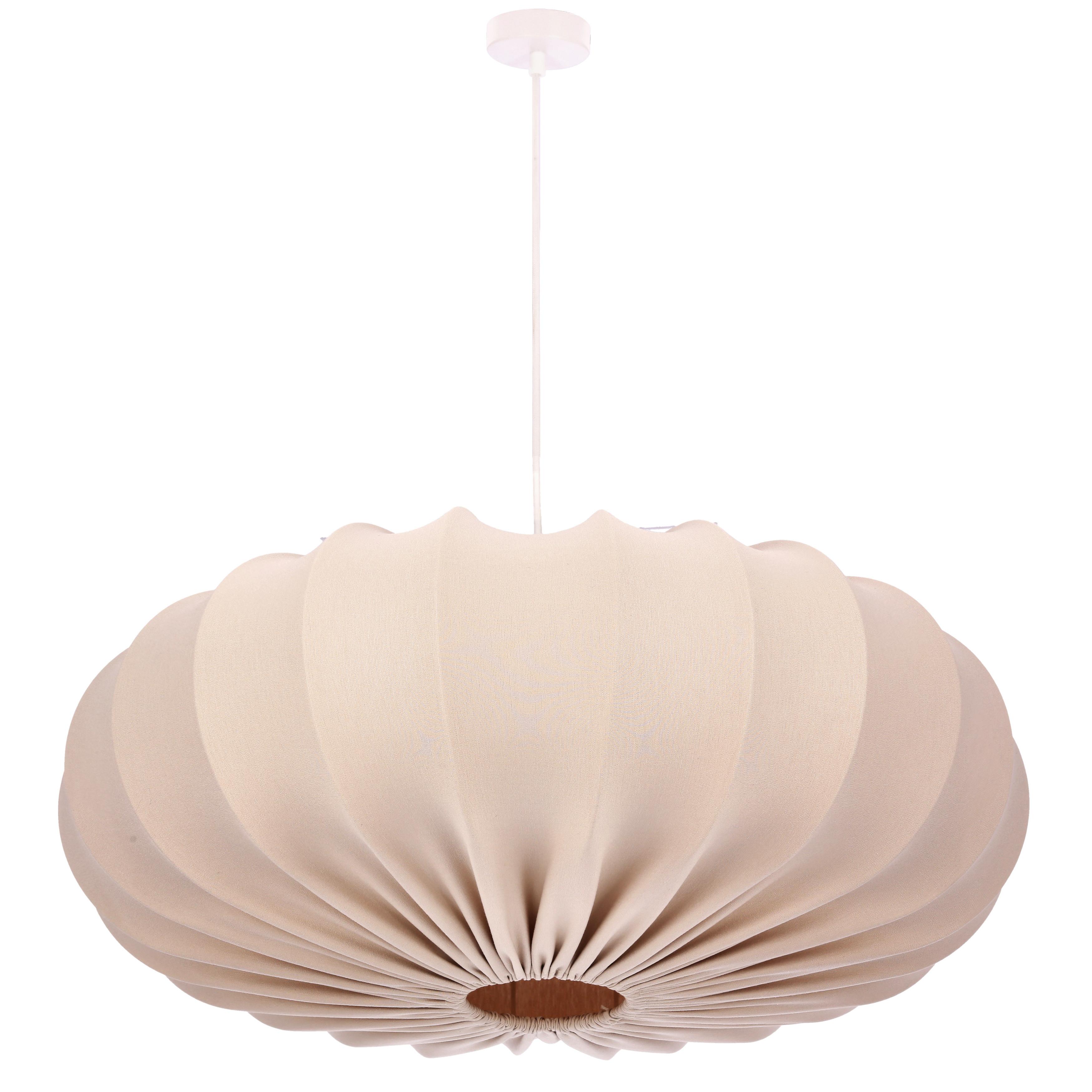 PENDELLEUCHTE 31-39231 CAFFE - Hellbraun/Weiß, KONVENTIONELL, Kunststoff/Metall (66/66/120cm)