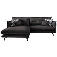 Ecksofa Lava Anthrazit S: 180/255 Cm - Türkis/Anthrazit, MODERN, Textil (180/255cm) - Livetastic