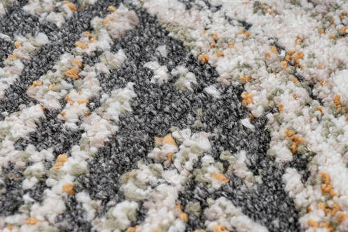 Läufer My Bologna 462 Green 80 X 300 - Grau/Grün, Design, Kunststoff/Textil (80/300cm) - Obsession