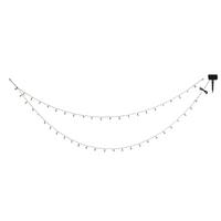 SOLÁRNÍ SVÍTIDLO NIS - černá/čiré, Konvenční, plast (935cm) - Mömax