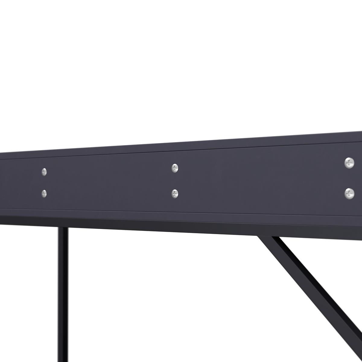KONZOLOVÝ STOLEK SOPHIA - černá, Moderní, kov/kompozitní dřevo (120/78/40cm) - Bessagi Home