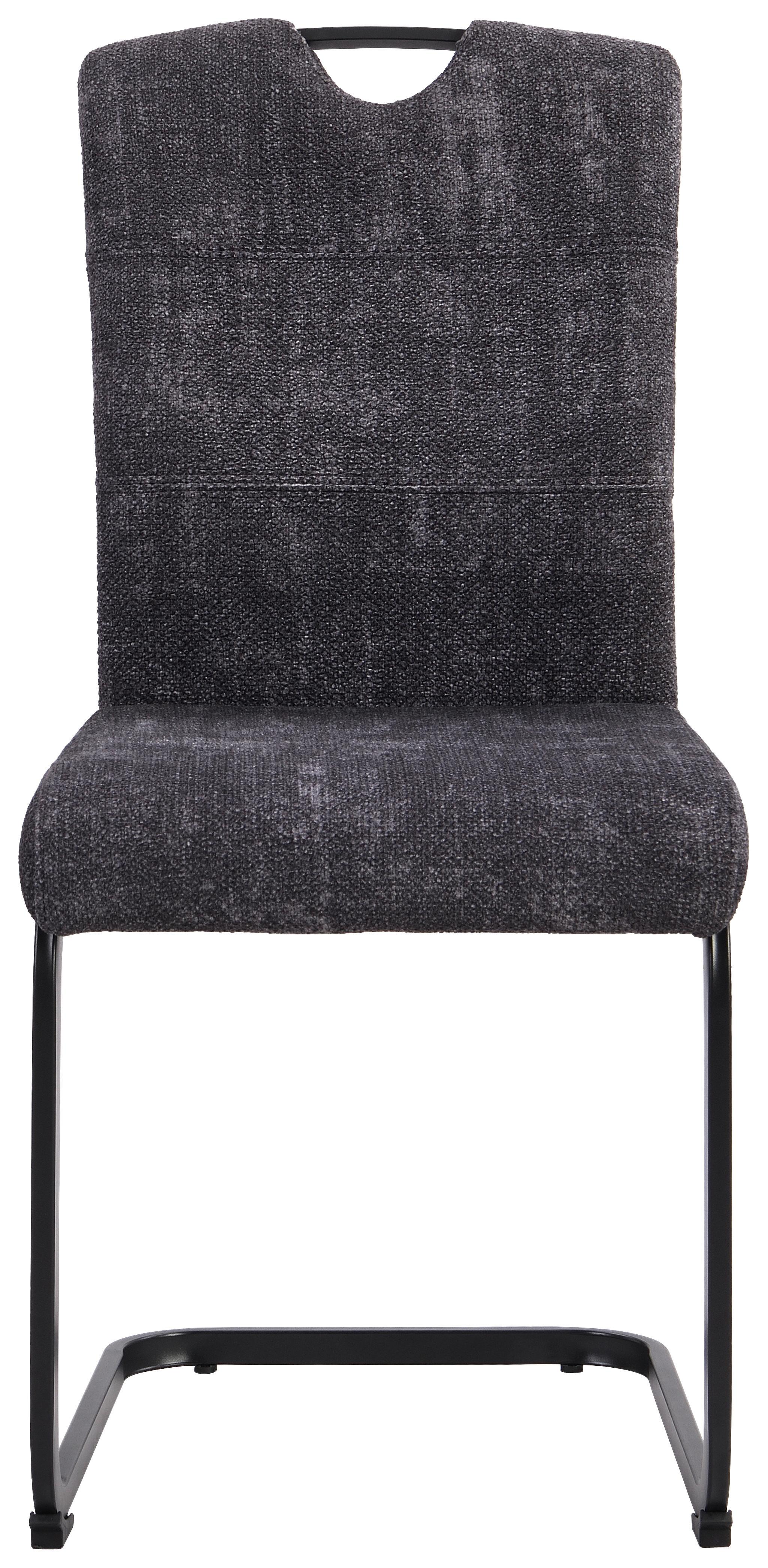 Houpací židle Finn, šedá - šedá/černá, Moderní, kov/textil (44/95/56cm) - Mömax
