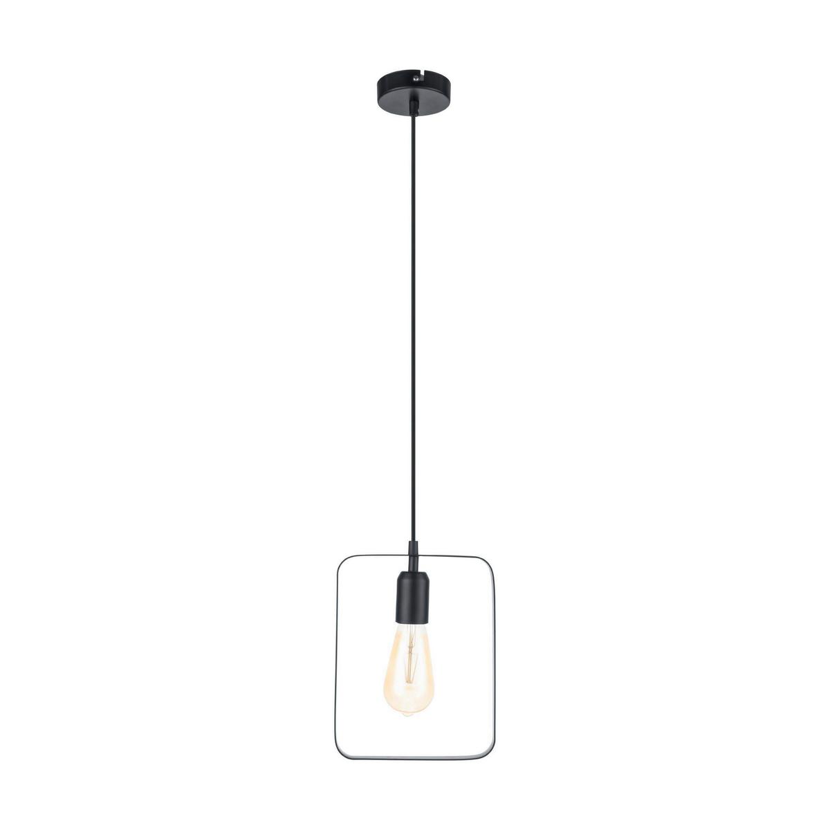 Hängeleuchte 49776_bedington - Schwarz, Design, Metall (20/9,5/110cm) - Eglo