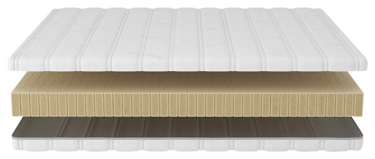 JUGENDMATRATZE Fresh 180x220cm mittel - Weiß, Basics, Textil (180/220cm) - Livetastic
