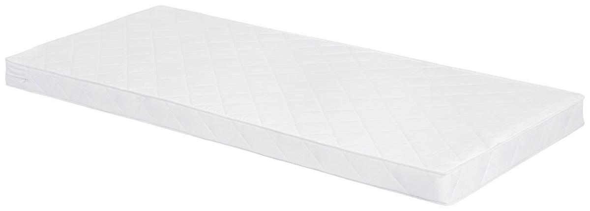 Rollmatratze Basic 90x200 Cm H2 H: 12 Cm - Weiß, Textil (90/200cm) - Primatex