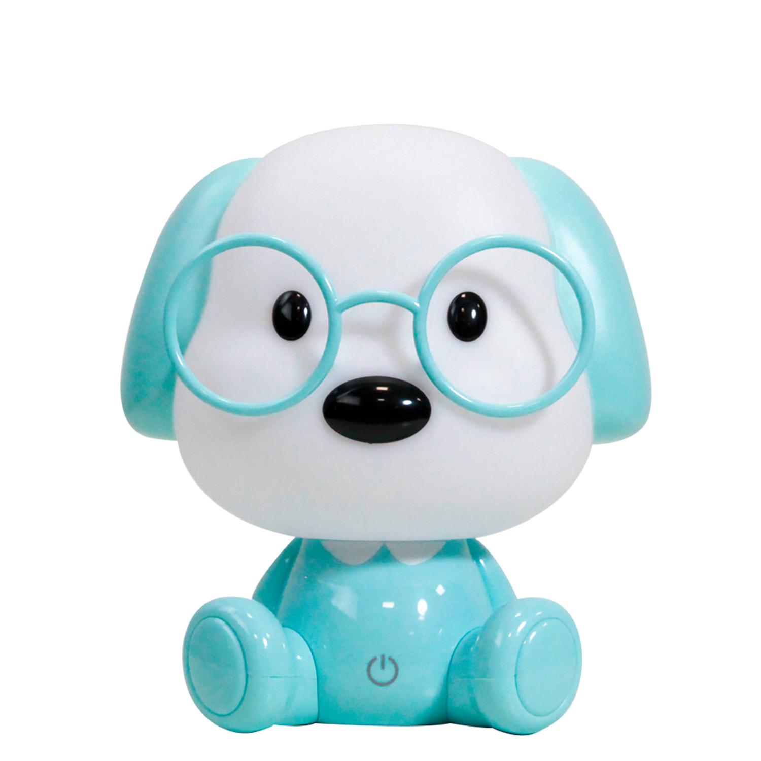 Kindertischleuchte 075/Lc - Weiß/Hellblau, Basics, Kunststoff (17/17/20cm)