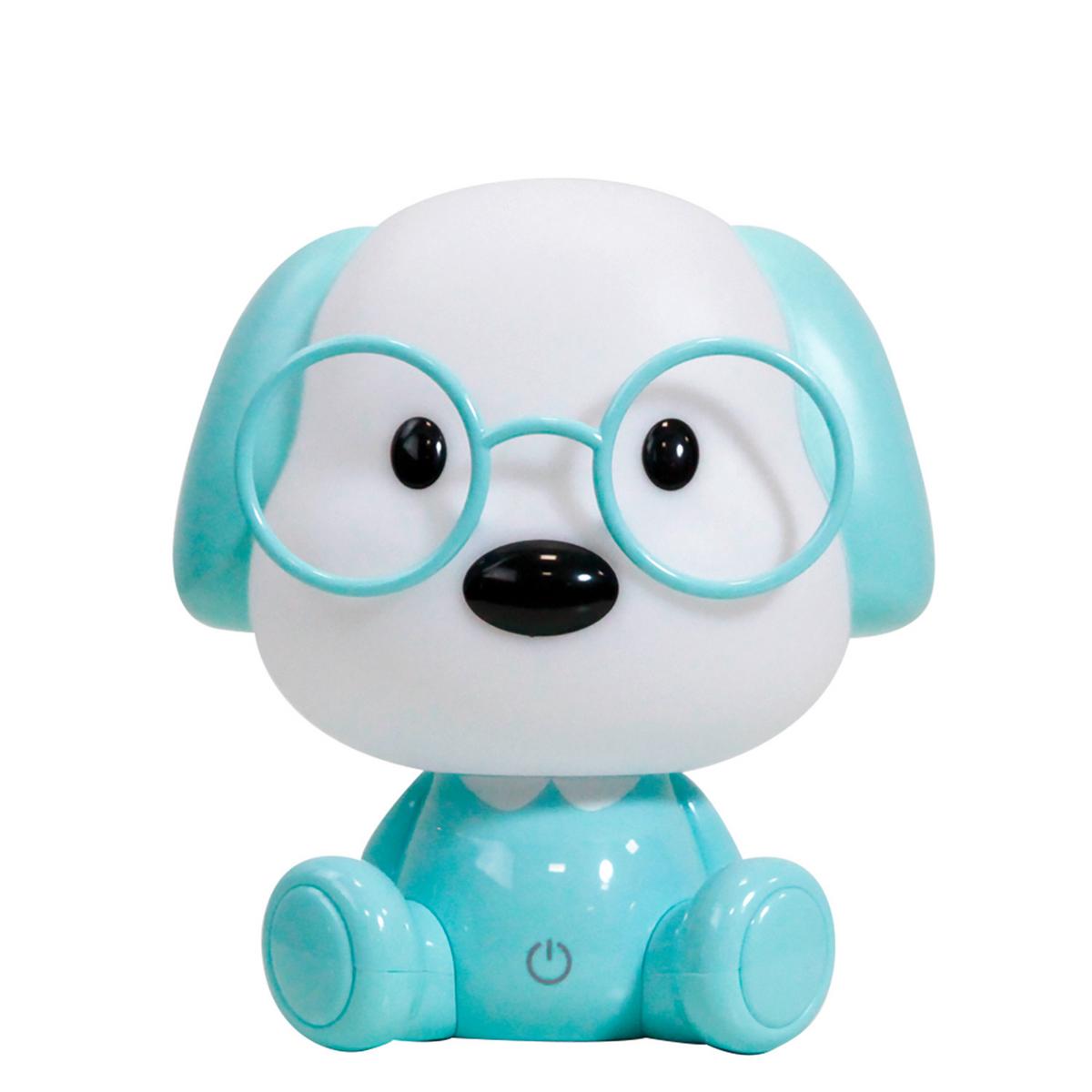 Kindertischleuchte 075/Lc - Weiß/Hellblau, Basics, Kunststoff (17/17/20cm)