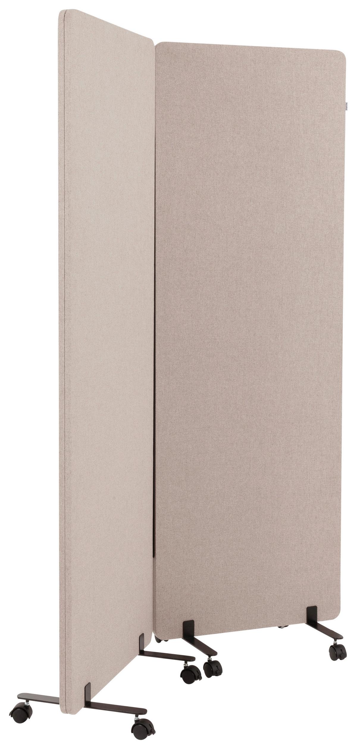 Trennwand Flexmiut - Taupe, Basics, Kunststoff/Textil (60/177/35cm) - MID.YOU