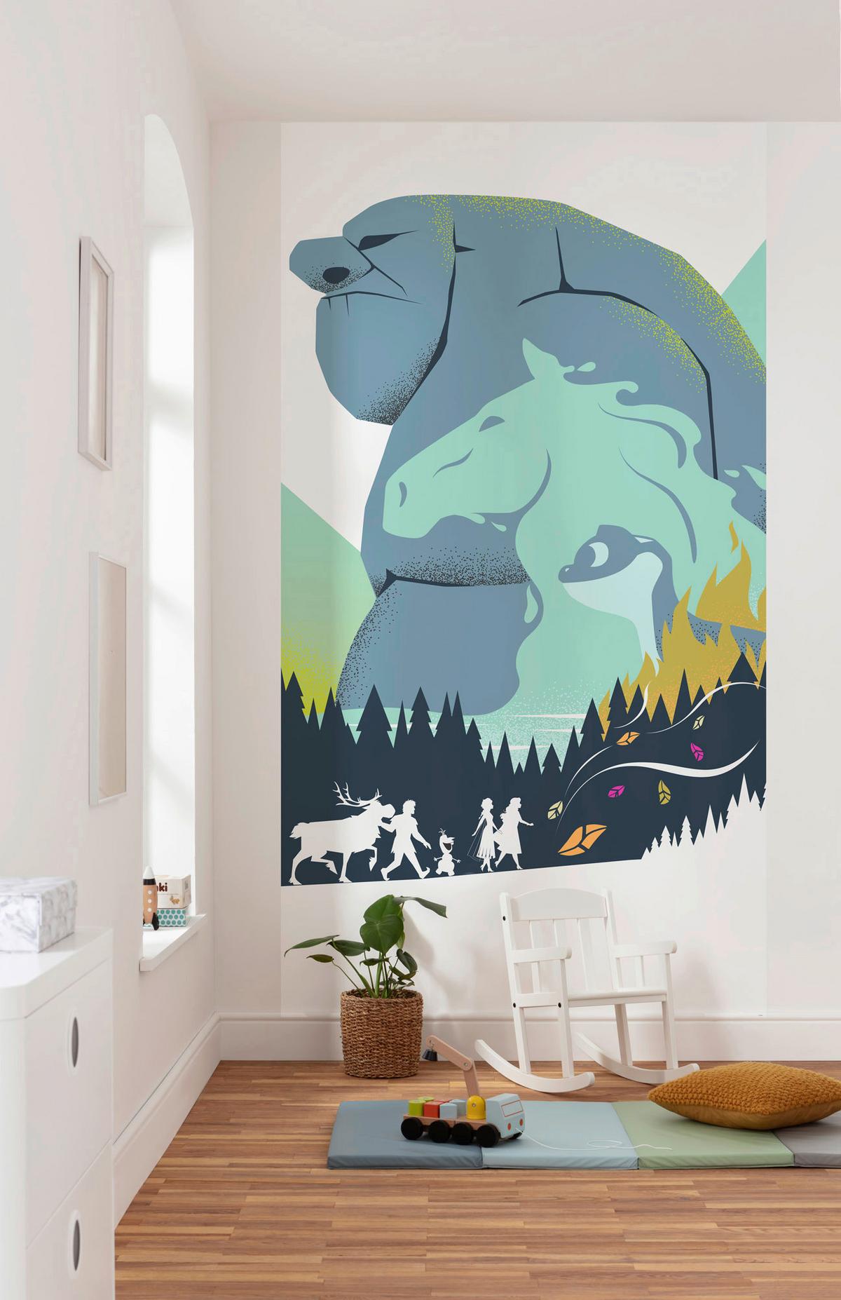 Fototapete Frozen Adventure - Multicolor, Trend, Textil (150/280cm)