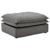 Hocker Aurora - Schwarz/Grau, Trend, Textil (90/46/105cm) - Livetastic