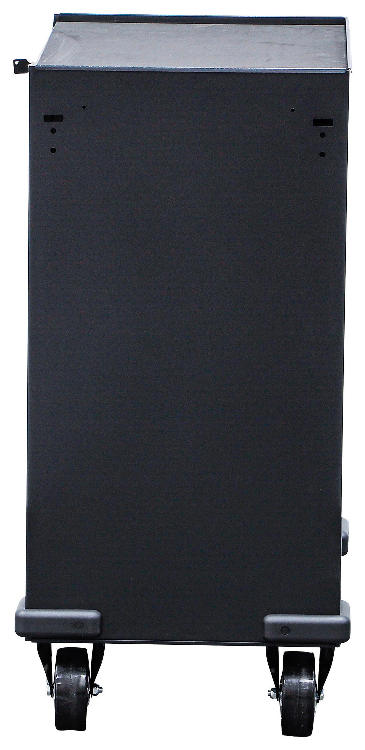 Werkstattwagen Leer Blau/schwarz B: 69,9 Cm - Blau/Schwarz, Basics, Metall (69,9/99,4/45,8cm)