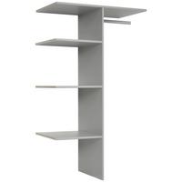 Inneneinteilung Wäscheeinteilung - Grau, MODERN, Holzwerkstoff (87/150/50cm) - MID.YOU