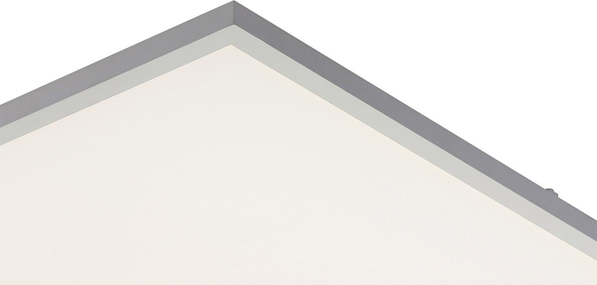 Led-deckenleuchte Severin L: 30 Cm - Silberfarben/Weiß, MODERN, Metall (29,5/29,5/6cm) - Luca Bessoni