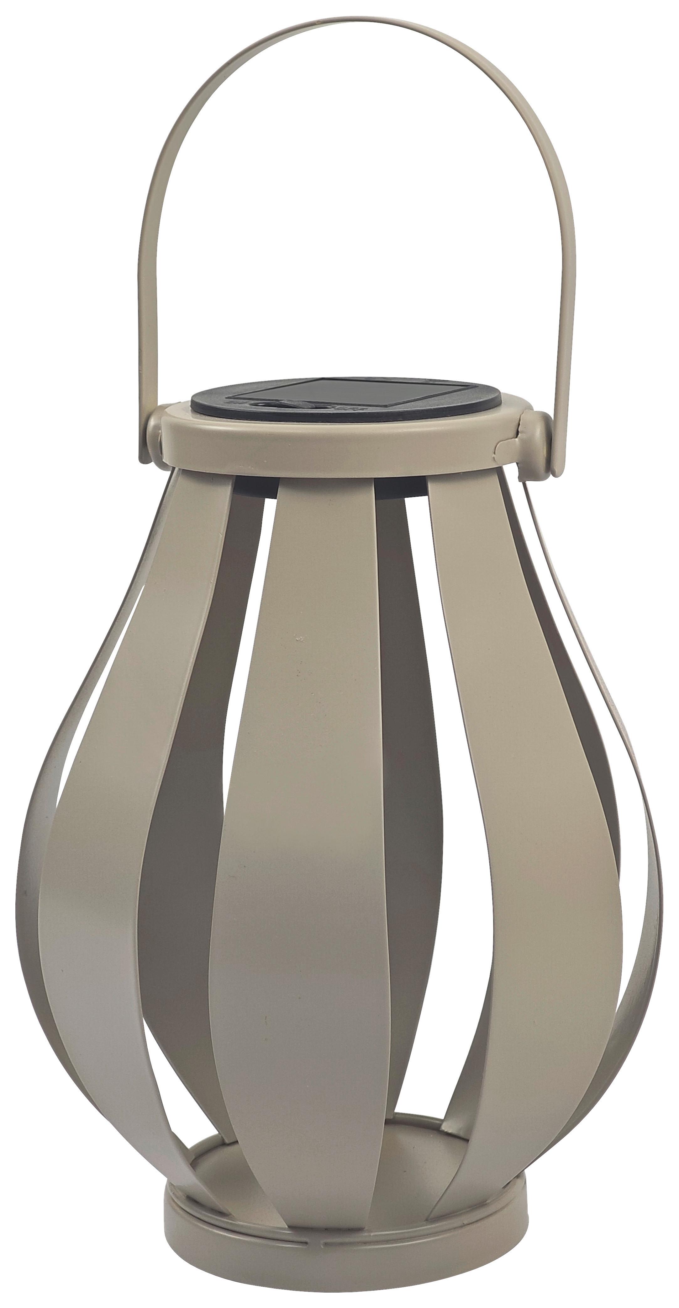 SOLÁRNÍ SVÍTIDLO SONNI - hnědá/béžová, Konvenční, kov/plast (15/20-27,5cm) - Modern Living