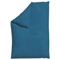 Bettdeckenbezug Knitted Jersey 135-140x200cm Blau - Blau, Basics, Textil (135-140/200cm) - Schlafgut