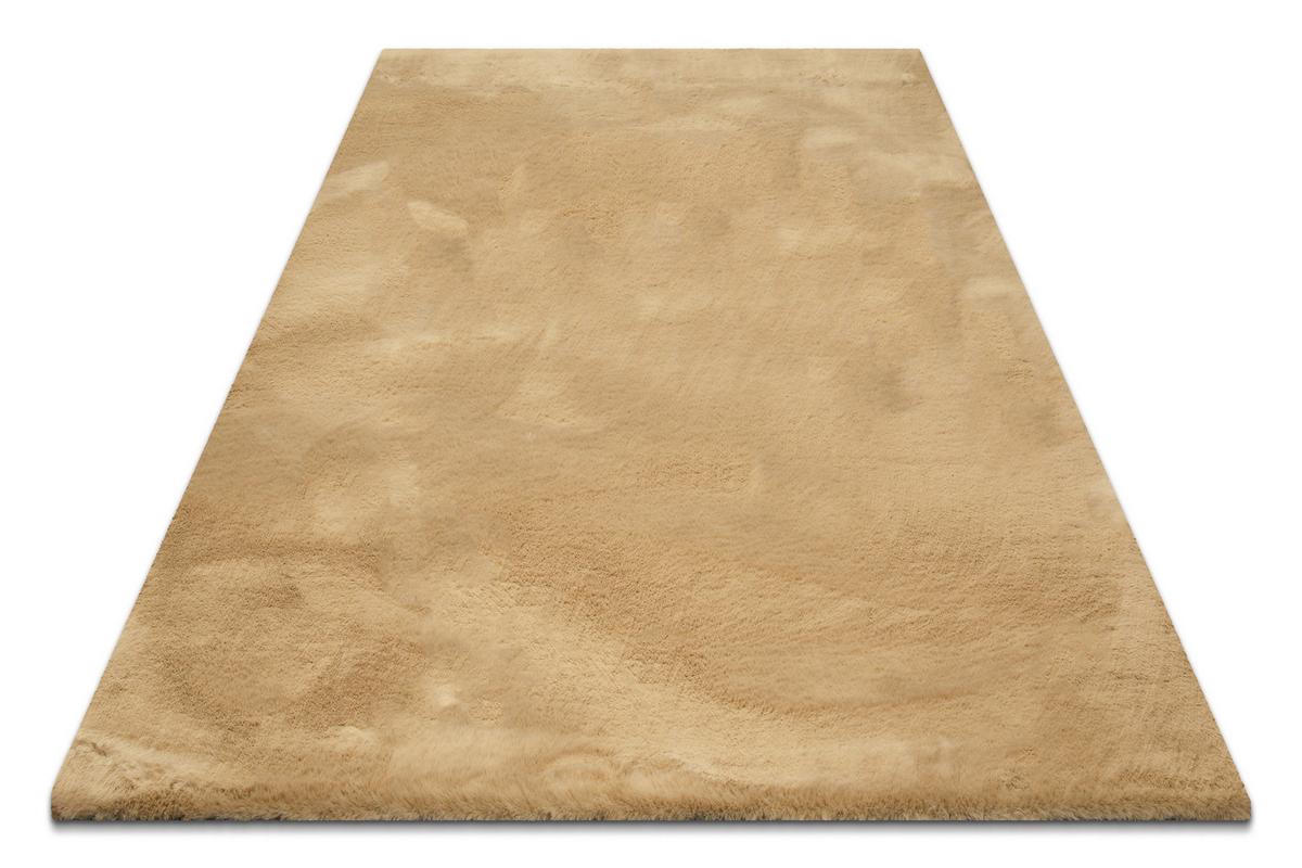 Hochflorteppich Beige, Bxl Ca. 200x200 Cm - Beige, KONVENTIONELL, Textil (200/200cm) - Esprit