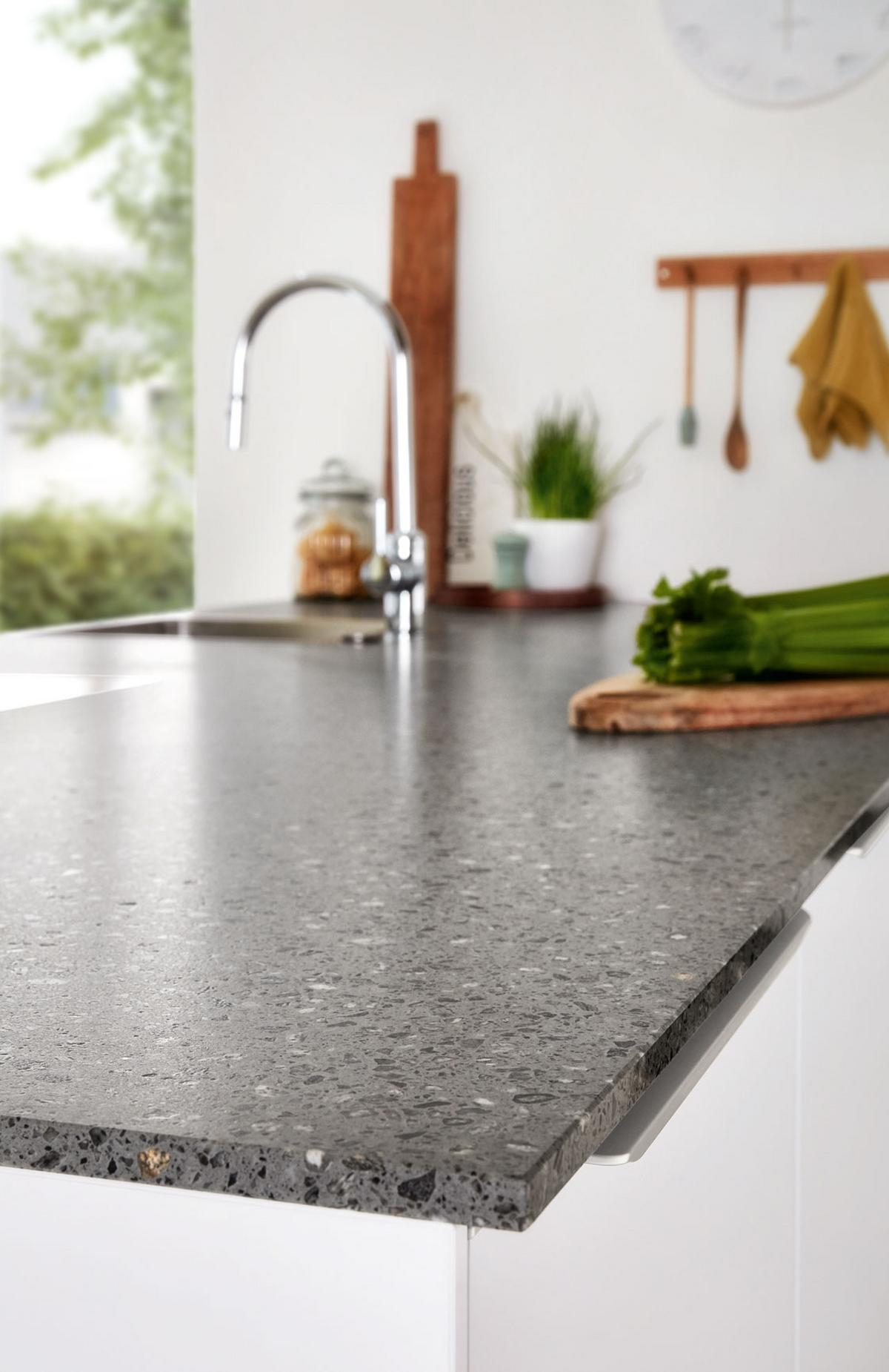 Einbauküche Eastbourne Frei Planbar Modernes Design - Schwarz/Weiß, MODERN, Holzwerkstoff - Vertico