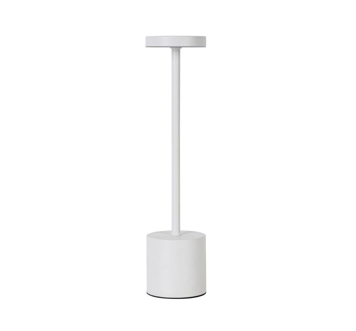 STOLNÍ LED LAMPA TIPL - bílá, Konvenční, kov/plast (8/32cm) - Mömax