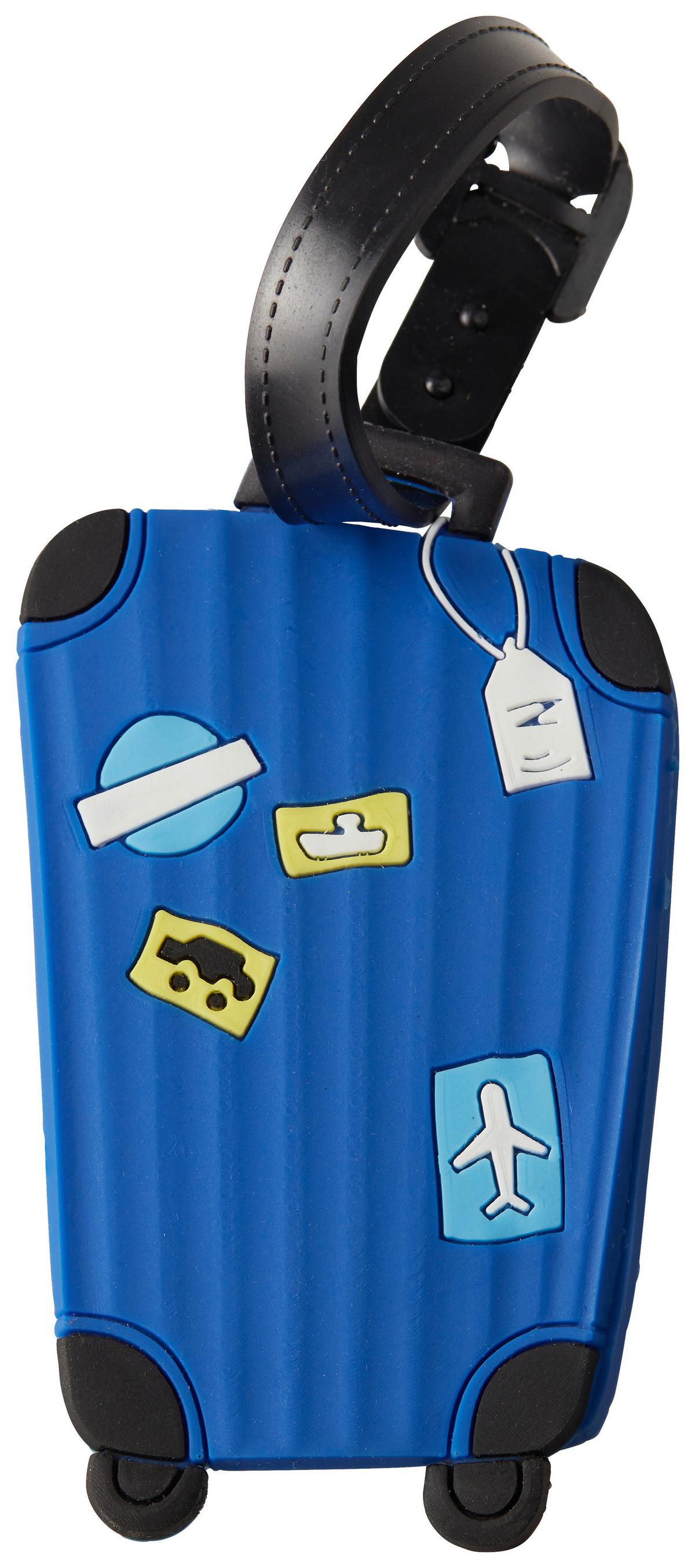 Gepäckanhänger 31735 Tino - Blau/Anthrazit, KONVENTIONELL, Kunststoff (10/18/1cm)