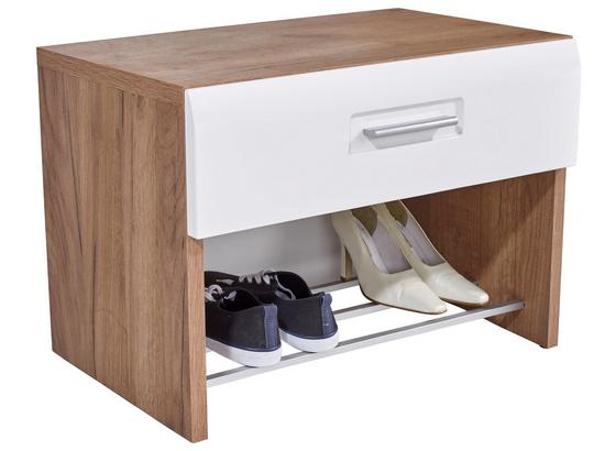 Lavica Do Predsiene/šatníka Avensis - farby dubu/biela, Moderný, kompozitné drevo (70/44/37,1cm) - Luca Bessoni Lavica Do Predsiene/šatníka Avensis - farby dubu/biela, Moderný, kompozitné drevo (70/44/37,1cm) - Luca Bessoni