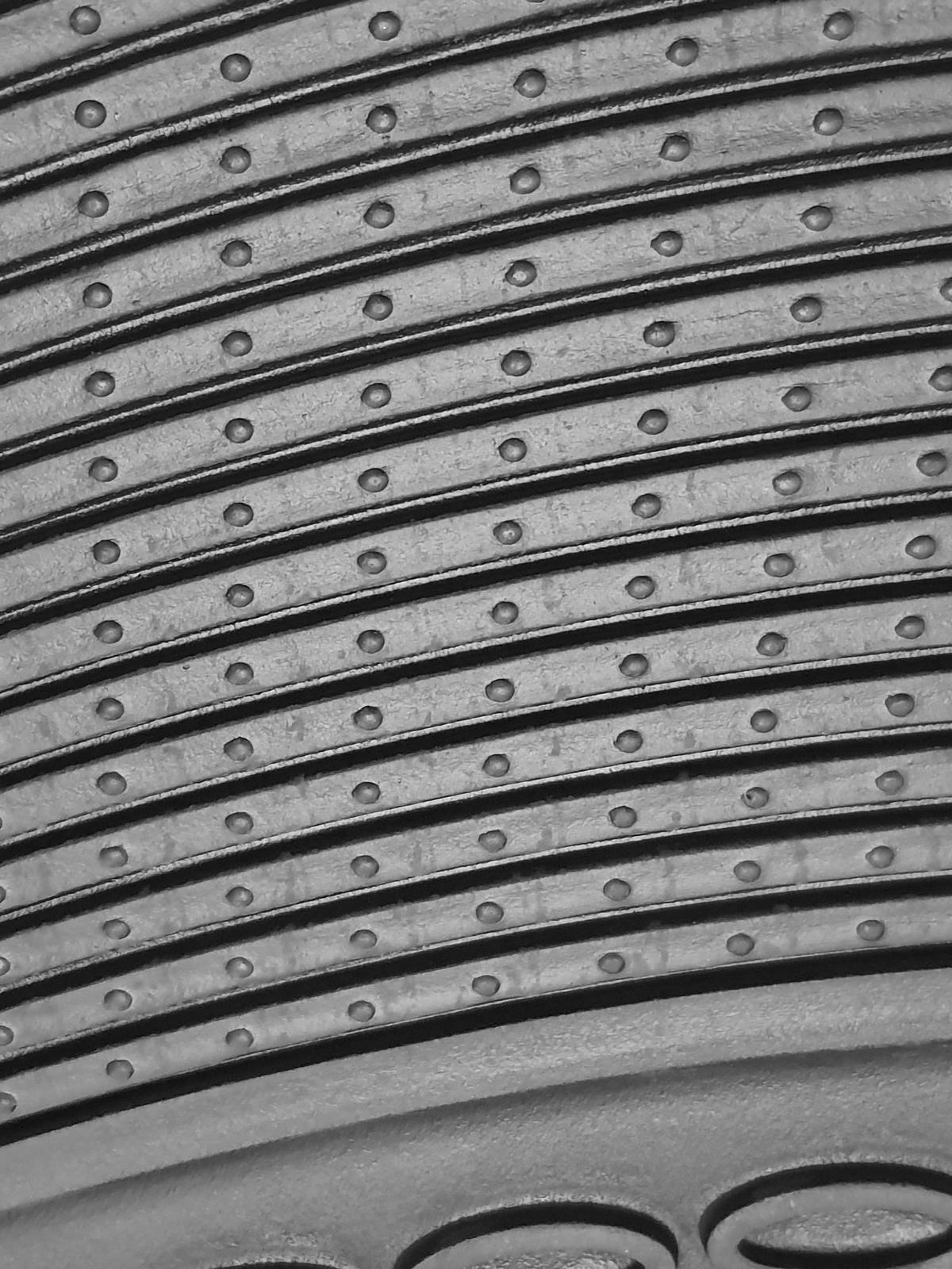 Fußmatten Auto 4-Tlg. Kunststoff BxL 43x73 cm - Schwarz, MODERN, Kunststoff