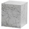 Couchtisch Monobloc Wl6.855 - Weiß Hochglanz, LIFESTYLE, Holzwerkstoff (40/40/45cm) - Livetastic