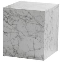 Couchtisch Monobloc Wl6.855 - Weiß Hochglanz, LIFESTYLE, Holzwerkstoff (40/40/45cm) - Livetastic