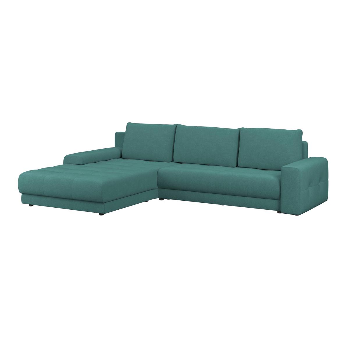 Ecksofa Adria Azurblau, S: 213x308 cm - Azurblau, Trend, Textil (213/308cm) - Luca Bessoni