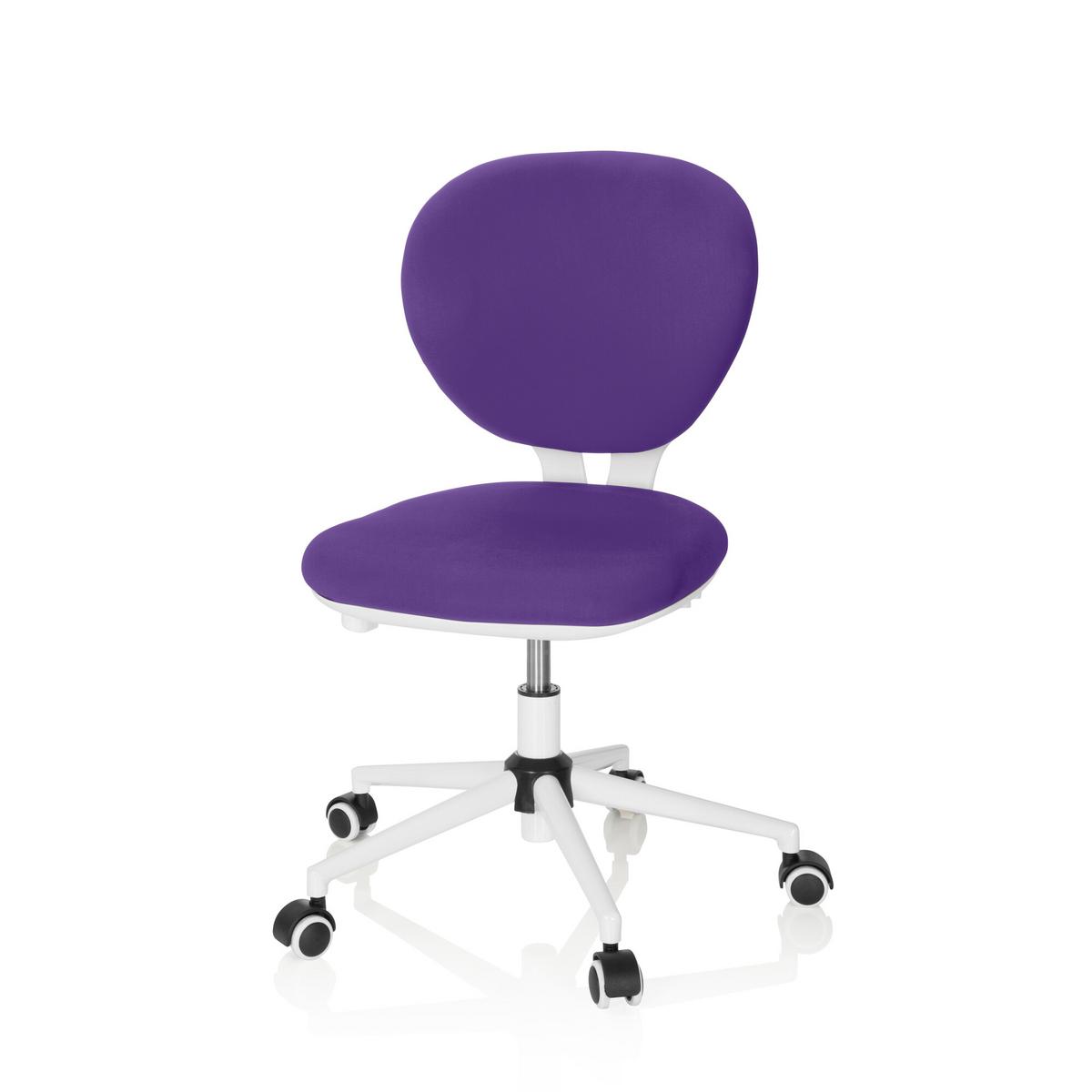 Jugenddrehstuhl Kid Vivo Stoff Lila - Lila, Basics, Kunststoff (43/82-95/56cm) - MID.YOU