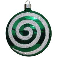 Závesná dekorácia CANDY - biela/zelená, plast (29,9/36,5/7,3cm) - Mömax