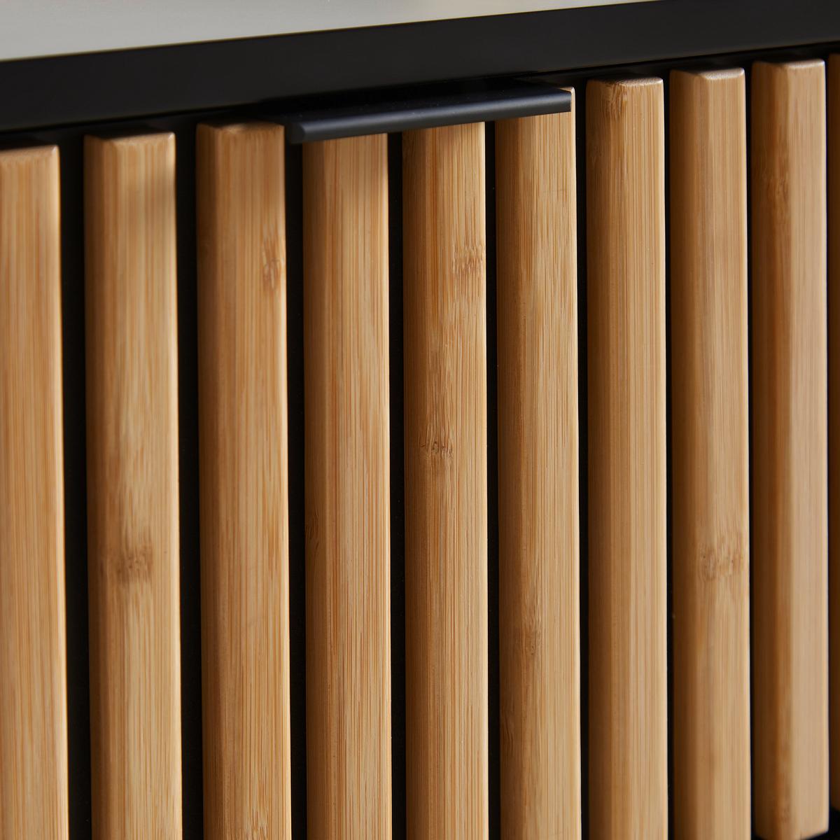 KONFERENČNÍ STOLEK MADRID - černá/přírodní barvy, Moderní, kov/dřevo (70/70/43cm) - Mömax
